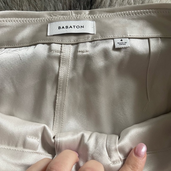 Aritzia Babaton Cargo Pant Satin - Picture 3 of 3